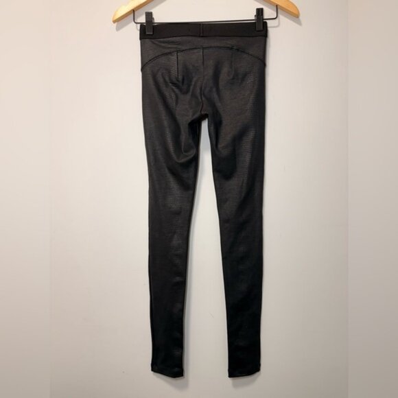 David Lerner Snake Print Black Leggings size XS - Picture 4 of 7